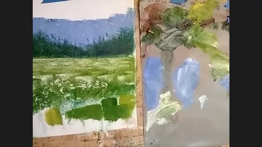 Wildflower fields in oil paint - Sunday Art Class